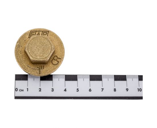 Латунная заглушка FAR CR НР 1" FK 4149 1 – изображение 5