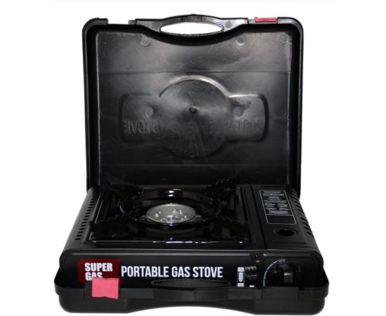 Туристическая газовая плита с пьезоподжигом SUPER GAS в пластиковом кейсе, модель ZD6800 7321119000 – изображение 7