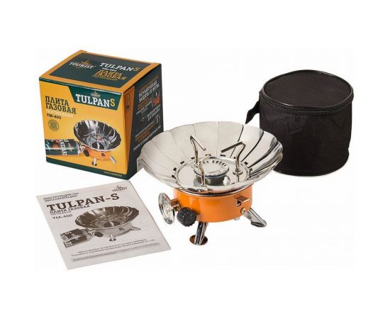 Газовая мини-плита с ветрозащитой TOURIST TULPAN-S TM-400 00000000451 – изображение 9