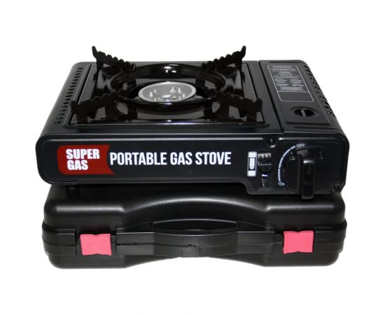 Туристическая газовая плита с пьезоподжигом SUPER GAS в пластиковом кейсе, модель ZD6800 7321119000 – изображение 9
