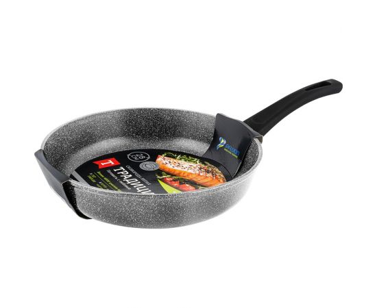 Сковорода Традиция готовить с любовью Антрацит антипригарное покрытие литая 28 см ТА2281 