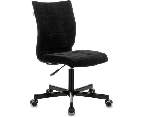 Компьютерное кресло Бюрократ CH-330M чёрный велюр крестовина металл CH-330M/LT-20 