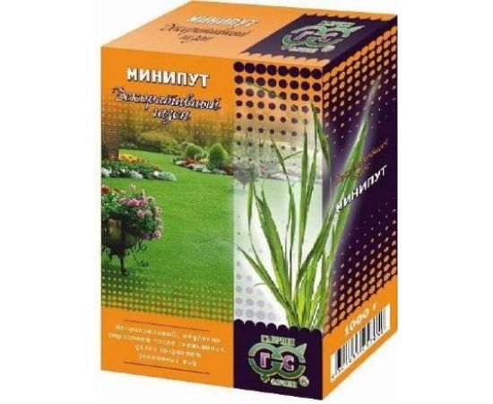Газон ГАВРИШ Минипут медленнорастущий, 1 кг в коробке 1912236222 