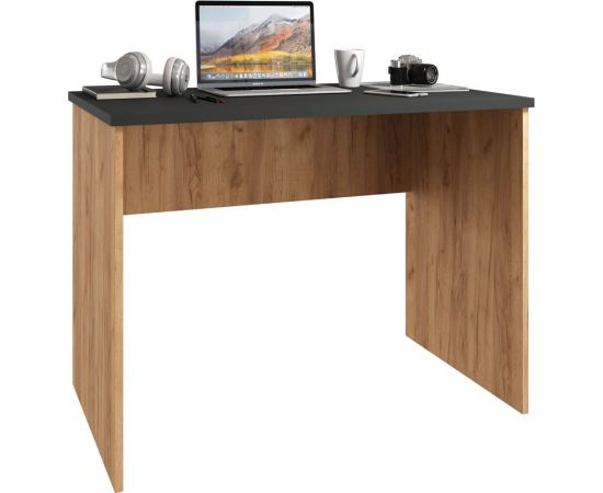 Письменный стол Атмосфера СП-07 дуб золотой крафт/антрацит 00-00020189 – изображение 2