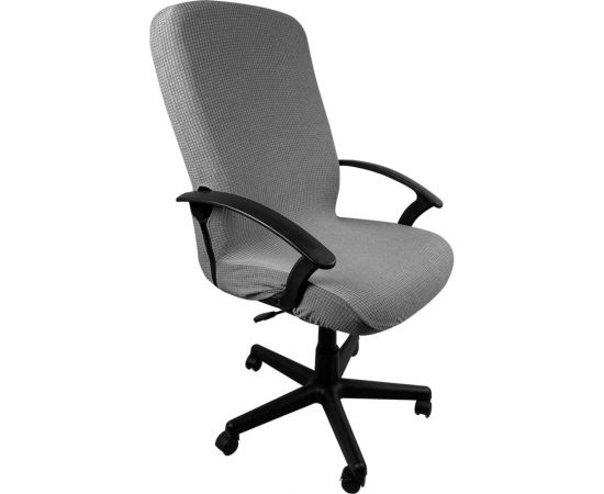 Чехол на мебель для компьютерного кресла ГЕЛЕОС 315Л, размер L, кубик, серый ГЧ00315Л – изображение 2