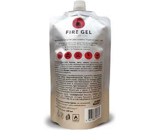 Средство для розжига tekom Fire Gel сорт Г, гель, 0.5л, Дой-пак 4607066981784 – изображение 2