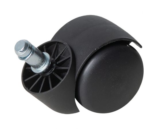 Комплект из пяти колес-роликов для кресла ВПМ 50 мм, черные 6143673 – изображение 3