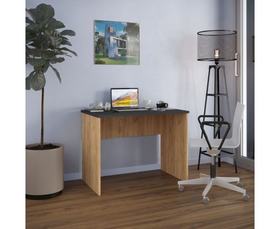 Письменный стол Атмосфера СП-07 дуб золотой крафт/антрацит 00-00020189 – изображение 3