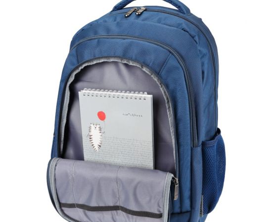 Рюкзак Torber FORGRAD с отделением для ноутбука 15"", синий, полиэстер, 46x32x13 см T9502-BLU – изображение 4