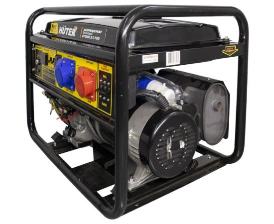 Электрогенератор Huter DY9500LX-3 PRO-электростартер 380В/220В 64/1/77 – изображение 4