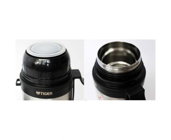 Универсальный термос Tiger 0.7 л, стальной MCW-P071 XS – изображение 4