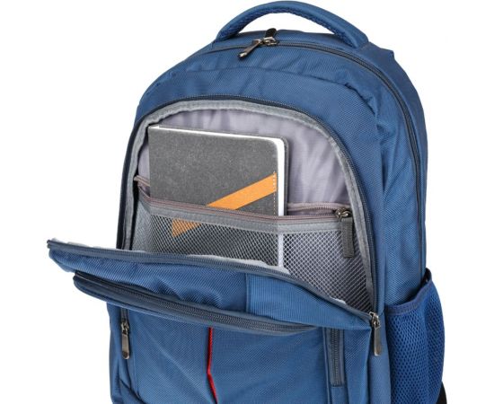 Рюкзак Torber FORGRAD с отделением для ноутбука 15"", синий, полиэстер, 46x32x13 см T9502-BLU – изображение 5