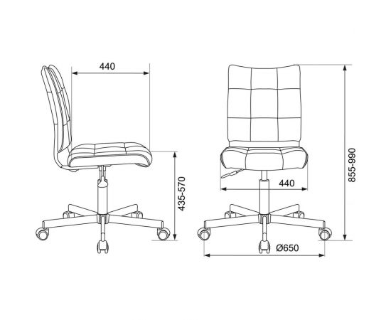 Компьютерное кресло Бюрократ CH-330M чёрный велюр крестовина металл CH-330M/LT-20 – изображение 5