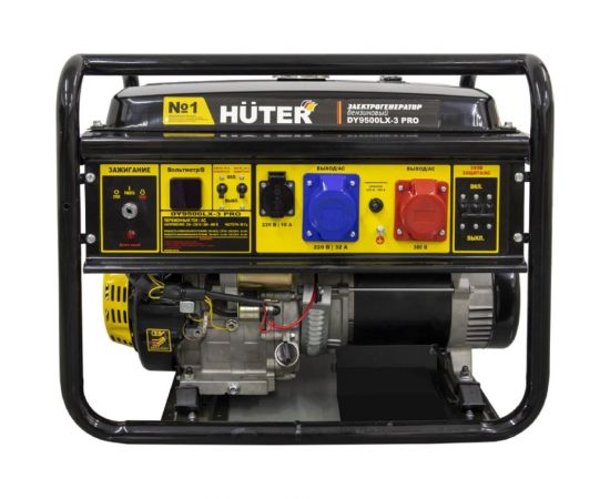 Электрогенератор Huter DY9500LX-3 PRO-электростартер 380В/220В 64/1/77 – изображение 5