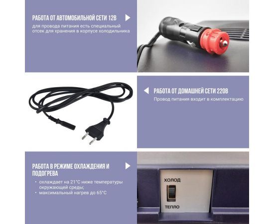 Термоэлектрический автохолодильник TESLER TCF-3012 00000096284 – изображение 6