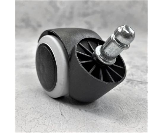 Универсальный комплект из пяти роликов-колес для офисных кресел ВПМ бесшумные, прорезиненные 6143672 – изображение 7