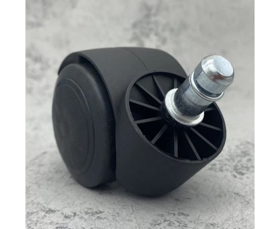 Универсальный комплект из пяти роликов-колес для офисных кресел ВПМ бесшумные, прорезиненные 6151012 – изображение 7