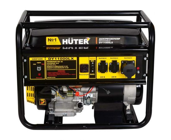 Электрогенератор Huter DY11000LX-электростартер 64/1/72 – изображение 8