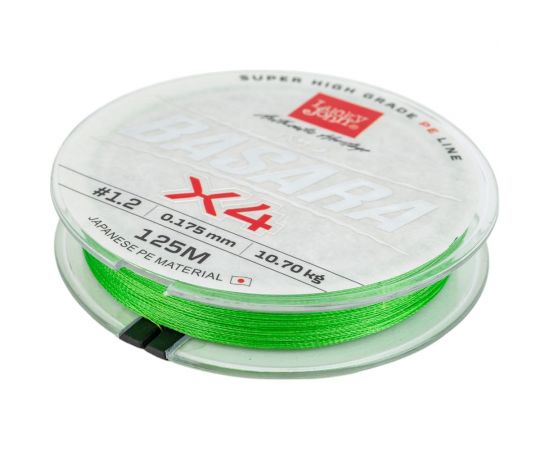 Плетеная леска LUCKY JOHN Basara Light Green 125/017 LJ4102-017 