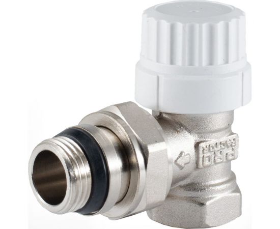 Термостатический клапан радиатора PROFACTOR угловой, с преднастройкой и уплотнением, 1/2 PF RVT 982UR 