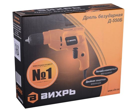 Безударная дрель Вихрь Д-550Б 72/8/5 – изображение 13