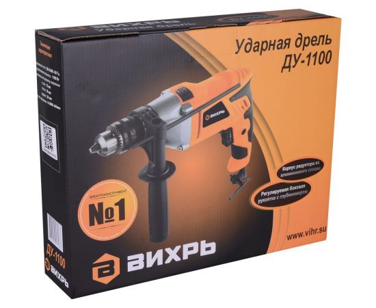 Ударная дрель ВИХРЬ ДУ-1100 72/8/4 – изображение 19