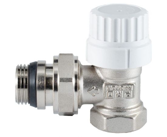 Термостатический клапан радиатора PROFACTOR угловой, с преднастройкой и уплотнением, 1/2 PF RVT 982UR – изображение 2