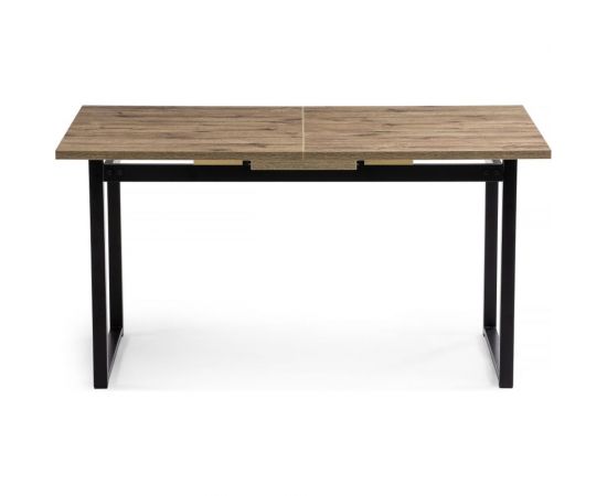 Деревянный стол Woodville макта 140 дуб велингтон/черный матовый 453135 – изображение 2