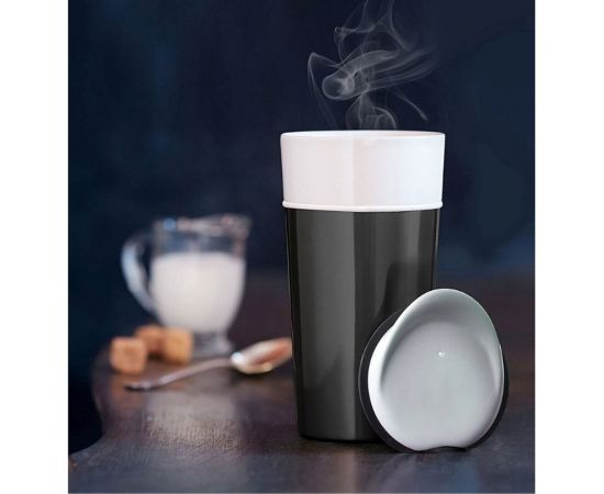 Термокружка Asobu Thermo steel 0.4 л, серая CS14 metallic-gunmetal – изображение 2