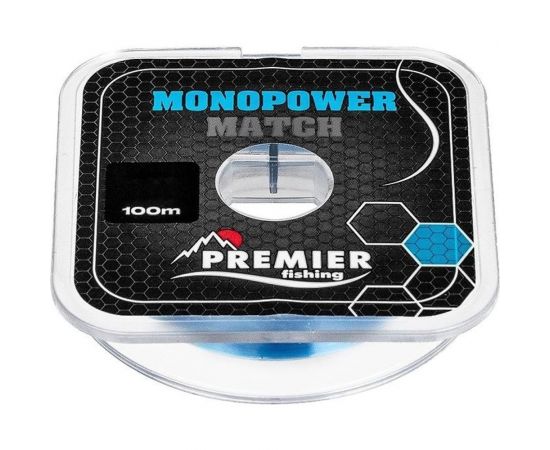 Леска Preмier fishing мonopower мatch 0.28мм/100м, blue nylon pr-мм-b-028-100 00000281039 – изображение 2