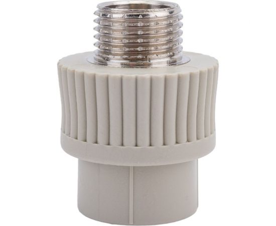 Комбинированная муфта VRT наружная, 20х1/2"", EVER plast, серый 538327 – изображение 3