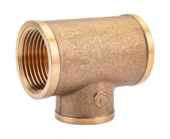 Латунный тройник AV Engineering редукционный 3/4x1/2x3/4 AVE306004 – изображение 3