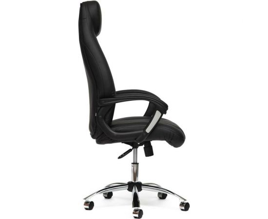 Кресло TetChair BOSS хром кожзам черный/черный перфорированный 36-6/36-6/06 9159 – изображение 3