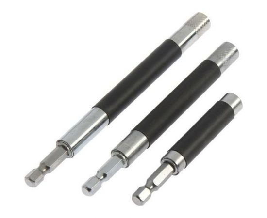 Набор телескопических удлинителей для бит (3 шт; 80-120/120-195/140-240 мм) ТУНДРА 5470945 – изображение 3