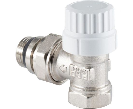 Термостатический клапан радиатора PROFACTOR угловой, с преднастройкой и уплотнением, 1/2 PF RVT 982UR – изображение 3