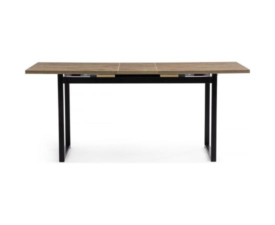 Деревянный стол Woodville макта 140 дуб велингтон/черный матовый 453135 – изображение 3