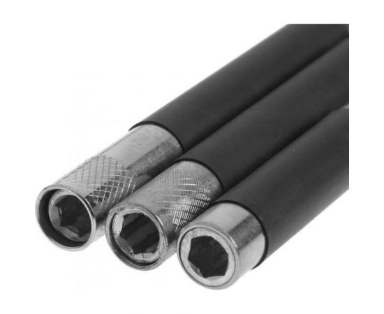 Набор телескопических удлинителей для бит (3 шт; 80-120/120-195/140-240 мм) ТУНДРА 5470945 – изображение 4