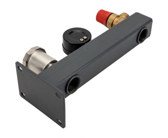 Консоль крепление бака+группа безоп-ти RISPA (цвет красный/антик/графит) 3/4"" 1,5 бар RTA-0109 – изображение 5