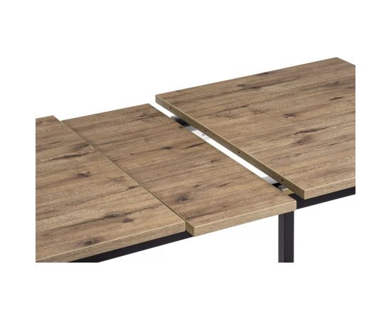 Деревянный стол Woodville макта 140 дуб велингтон/черный матовый 453135 – изображение 5