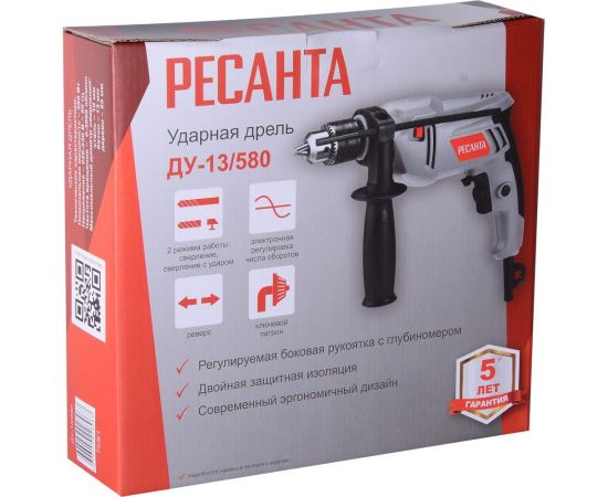 Ударная дрель Ресанта ДУ-13/580 75/8/1 – изображение 9