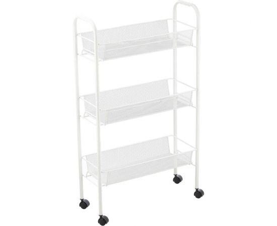 Трехъярусная этажерка UniStor FREYA на колёсиках с корзинками размер: 44х25х69,5 см 211256 