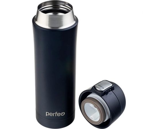 Термос для напитков Perfeo с крышкой-поилкой, 0.45 л, черный 30016012 – изображение 2