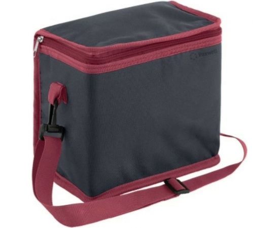 Термосумка с лямкой Paxwell Фреш 2S маленькая, цвет темно-серый, бордовая окантовка FRTB2S-101807 – изображение 2