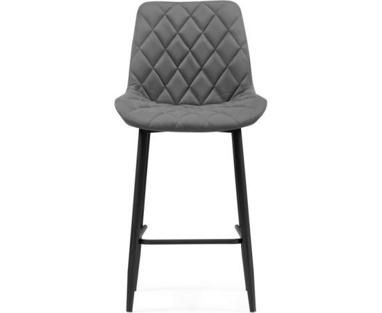 Полубарный стул Woodville баодин к темно-серый (velutto 32) / черный каркас 517163 – изображение 2