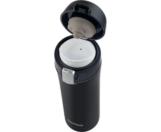 Термос для напитков Perfeo с крышкой-поилкой, 0.45 л, черный 30016012 – изображение 3