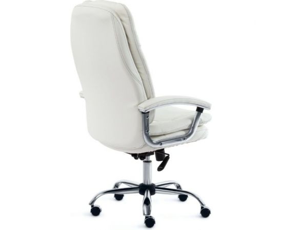 Кресло TetChair SOFTY LUX кожзам белый 36-01 15284 – изображение 3