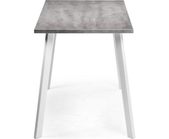 Стол Woodville тринити лофт 140 25 мм бетон/белый матовый 489659 – изображение 3