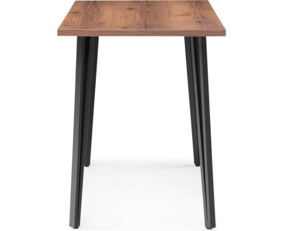 Стол Woodville денвер лофт 120 25 мм дуб делано темный/черный матовый 506941 – изображение 3
