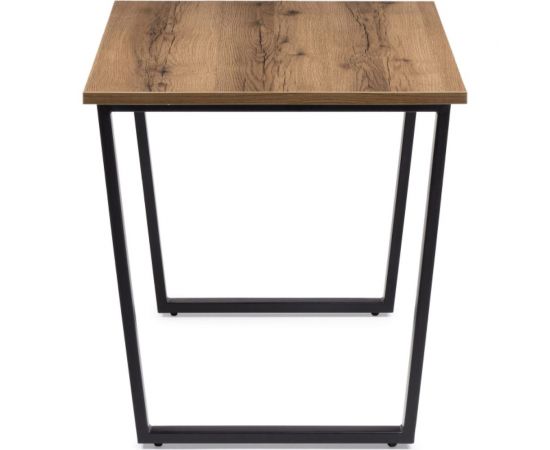Стол Woodville лота лофт 120 25 мм дуб делано темный/черный матовый 489637 – изображение 3