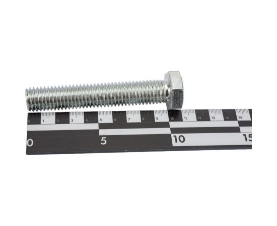 Болт с шестигранной головкой Метизный двор 18x100 DIN 933, 10 шт. 4690441035660 – изображение 4